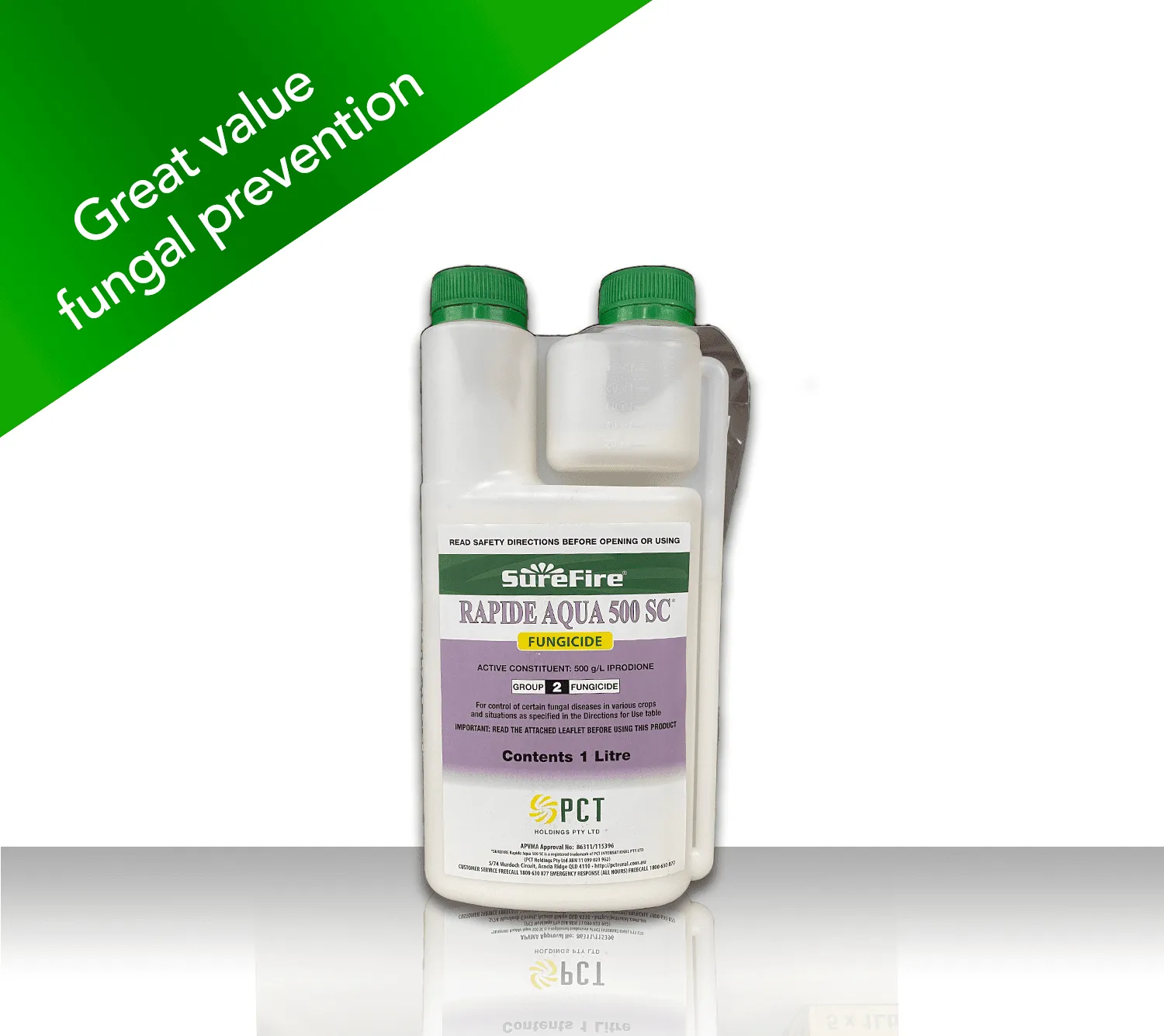 Rapide aqua lawn fungicide broad spectrum