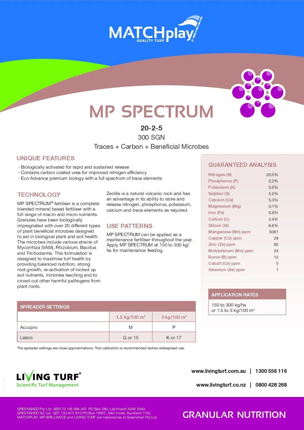 MP Spectrum 20-2-5 20kg - Image 2