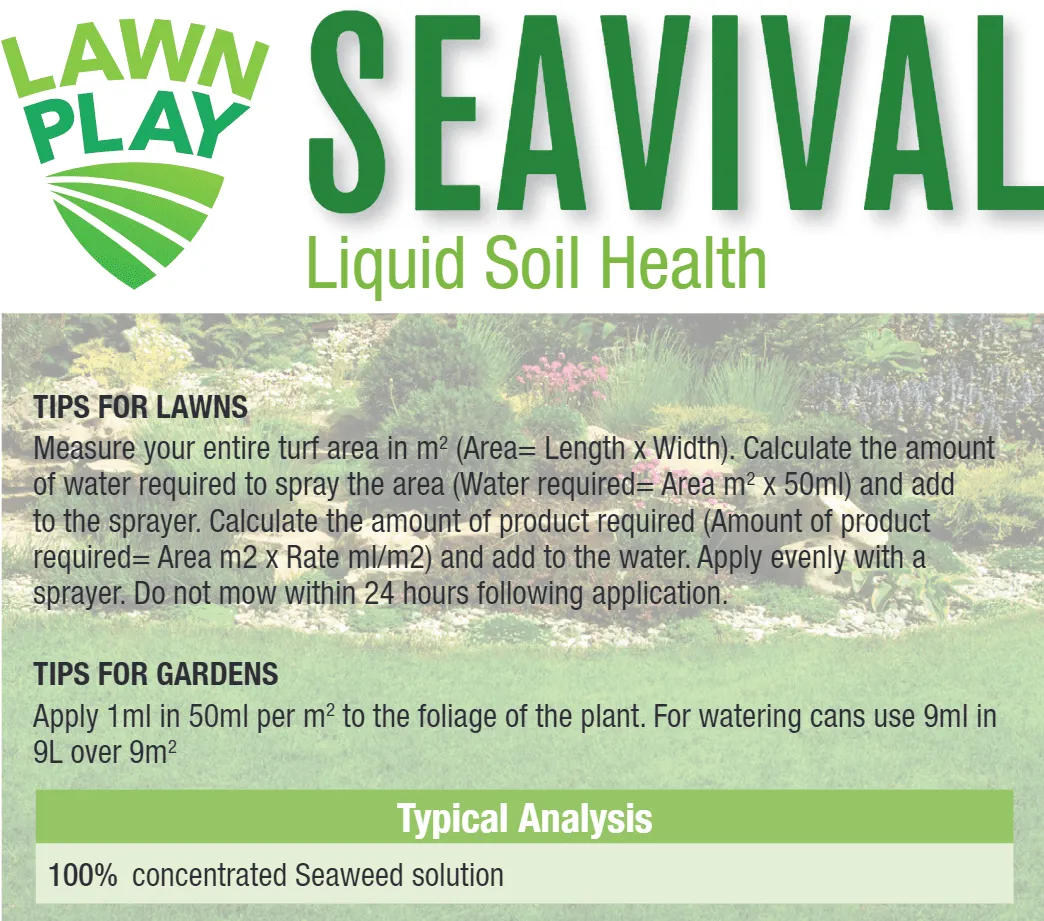 Lawn Play Seavival Concentrated Seaweed Solution - Image 2