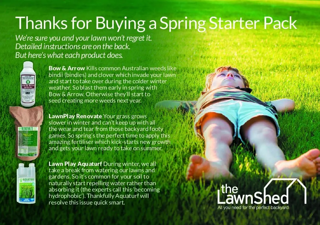 Spring Starter Lawn Care Pack - Image 2