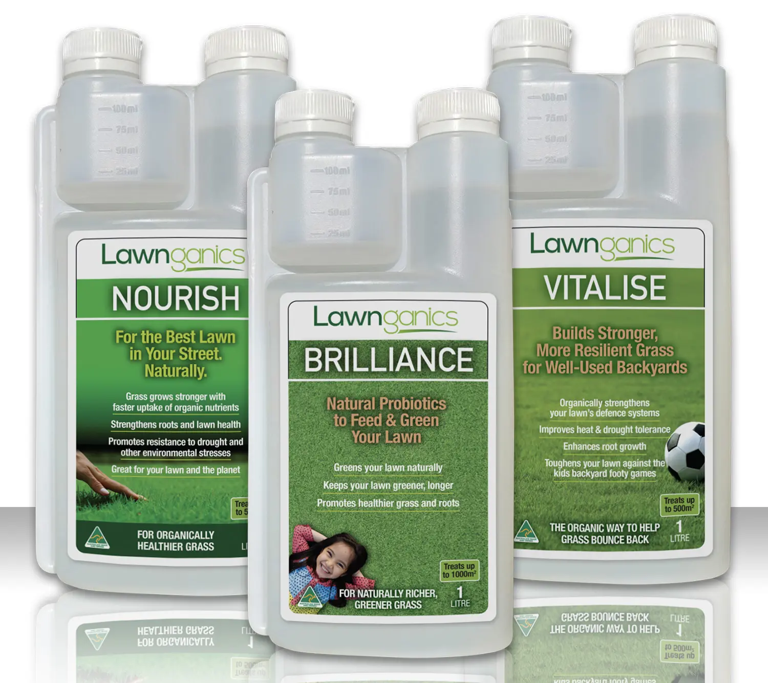 Organic lawn care pack for summer