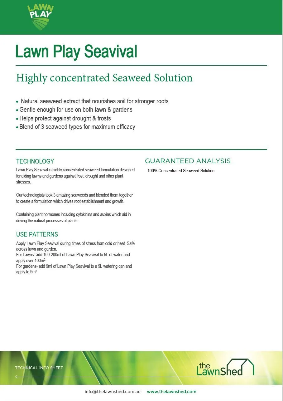 Lawn Play Seavival Concentrated Seaweed Solution - Image 3