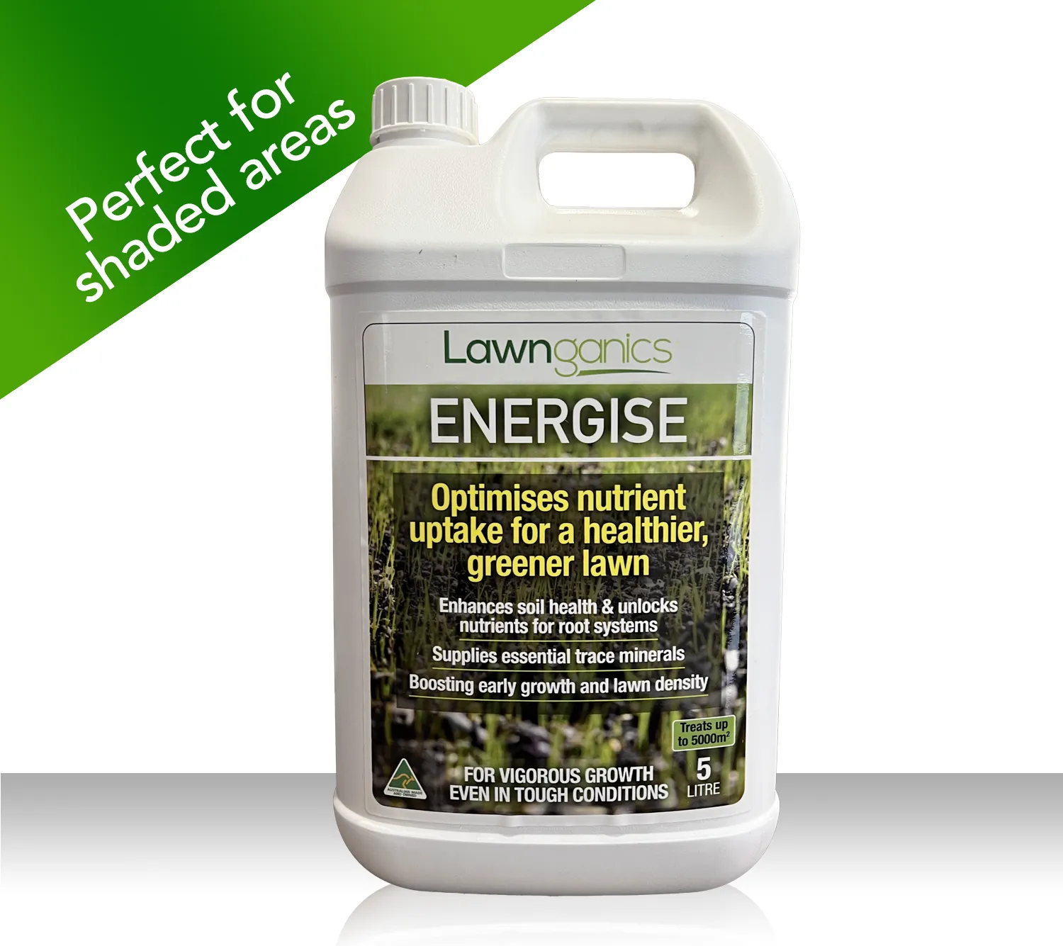 Lawnganics energise 5L Professional liquid lawn fertiliser