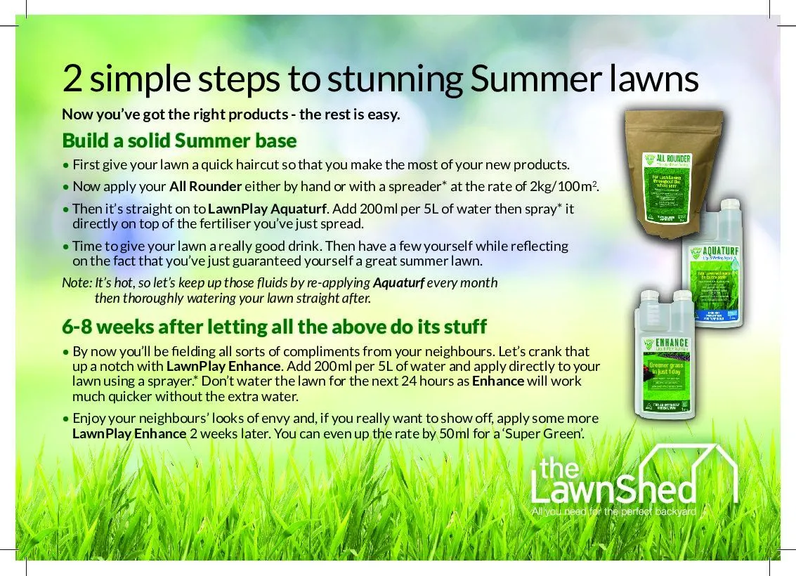 Summer Sizzle Lawn Care Pack - Image 2
