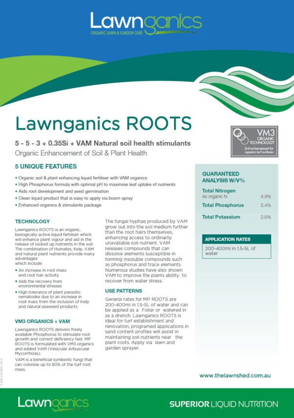 Roots Tech Sheet
