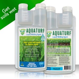Get soil wet with Lawnpaly Aquaturf Liquid Soil Wetting Agent